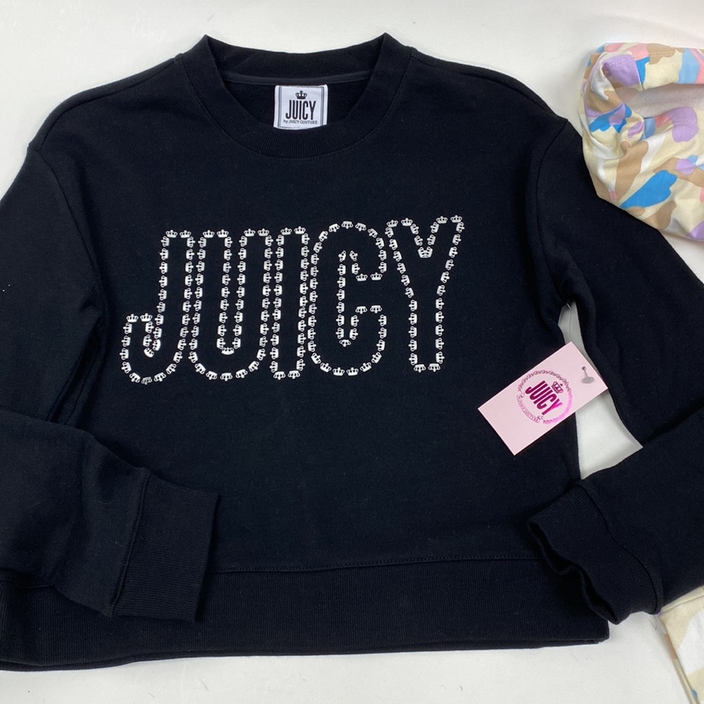 Bundle of 2 juicy by juicy couture pullover sweatshirts size XS new - Picture 4 of 7